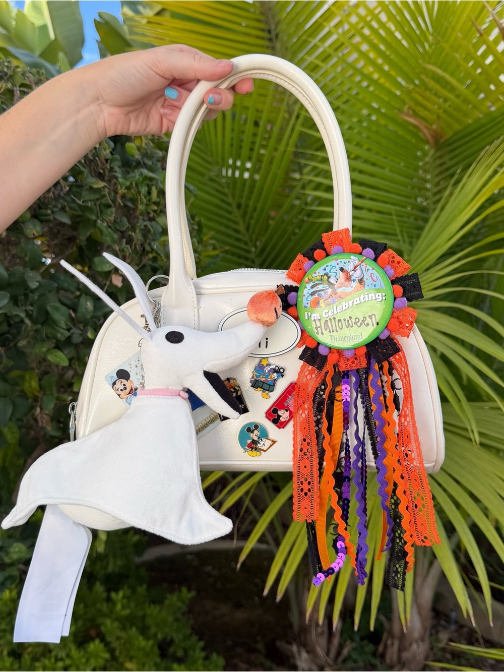 Zero Plush Bag Charm Disney The Nightmare Before Christmas bag charm - Picture 2 of 2